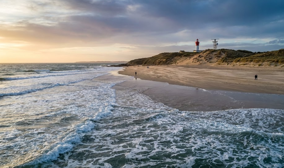 La plage de la barre d'Étel
