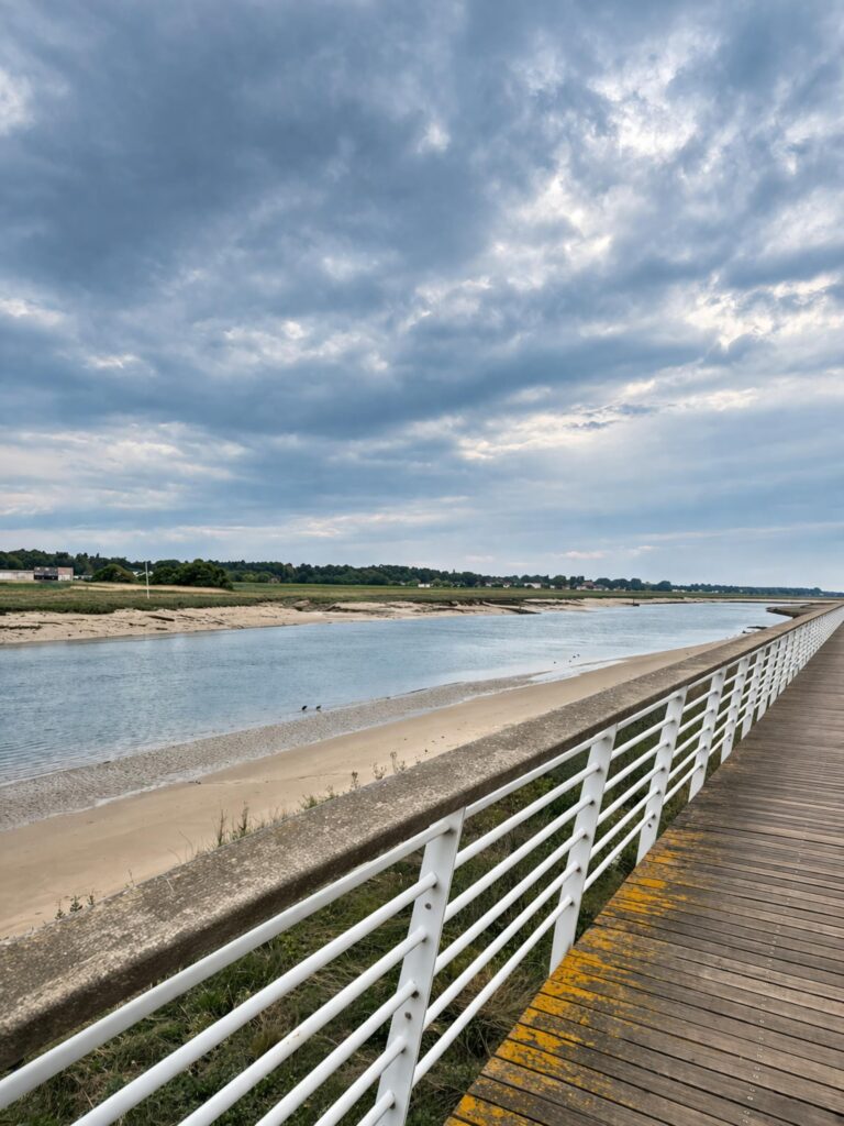 Promenade le long de la barre d etel